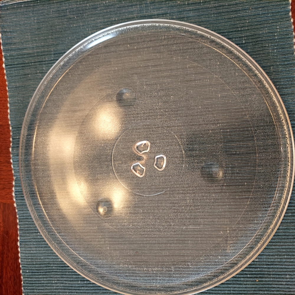 Replacement Clear Glass Microwave Turntable Plate